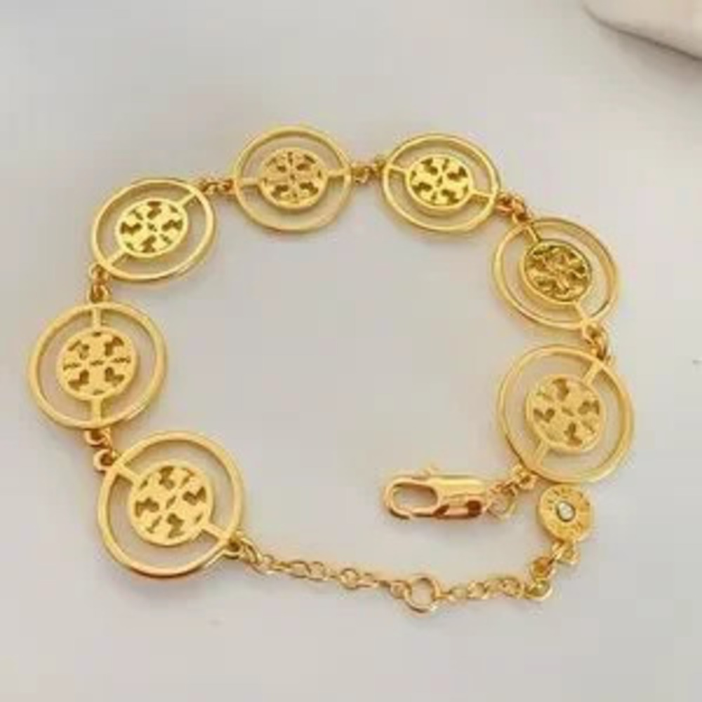 Tory Burch logo dangling earrings